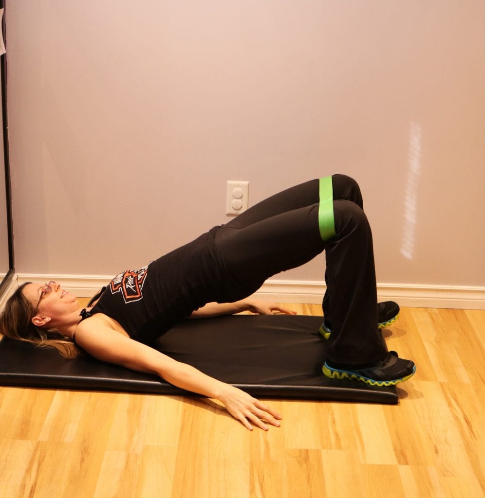 glute bridge and fixing back pain