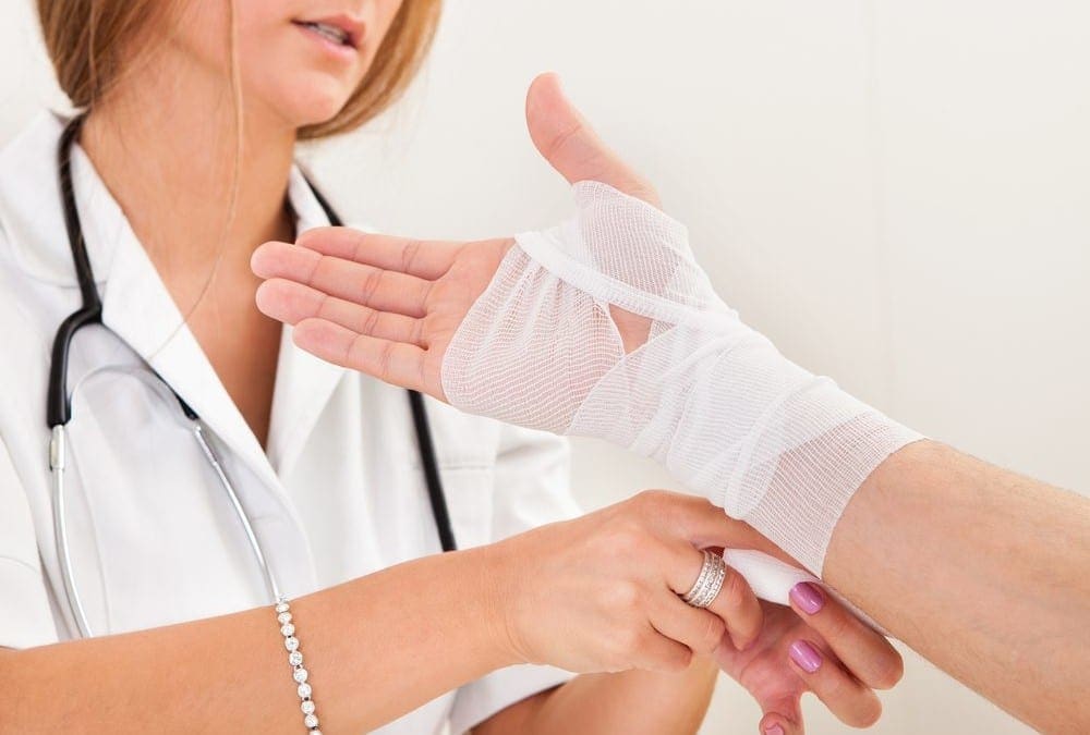 Receiving Diagnosis for Sprains and Strains