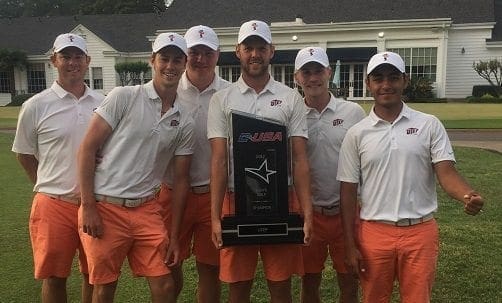 C-USA Champions! UTEP Downs Southern Miss, Charlotte to Win Golf Crown