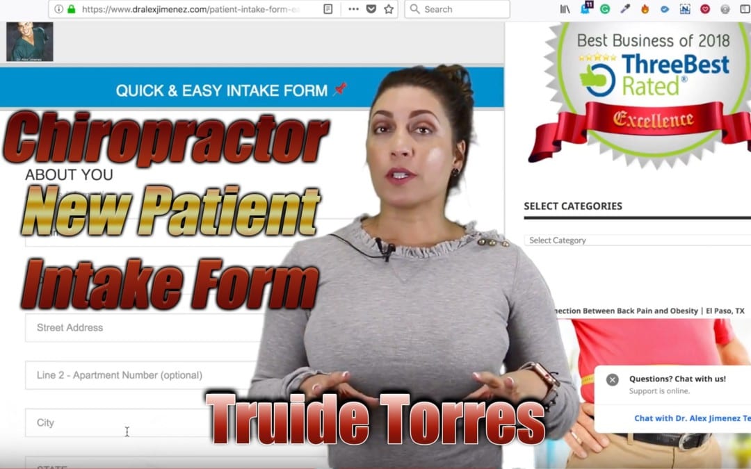 New Patient Intake Form Chiropractor | El Paso, TX. | Video